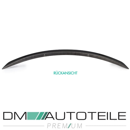 Heckspoiler Kofferaum schwarz glanz lackiert +3M Tape passt für Mercedes W257 CLS Limousine ab Bj 2018