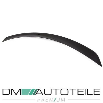 Heckspoiler Kofferaum schwarz glanz lackiert +3M Tape passt für Mercedes W257 CLS Limousine ab Bj 2018