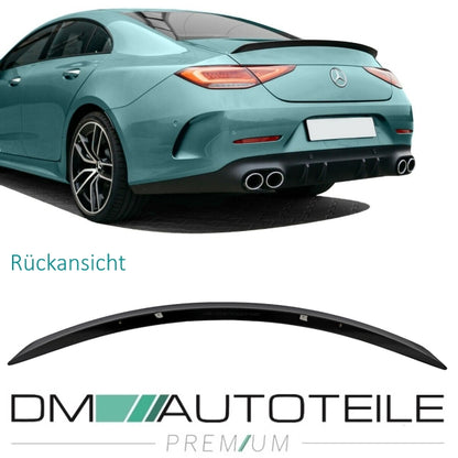 Set Heckspoiler Kofferaum Carbon Hochglanz passt für Mercedes W257 CLS ab Bj 2018 nicht AMG 53