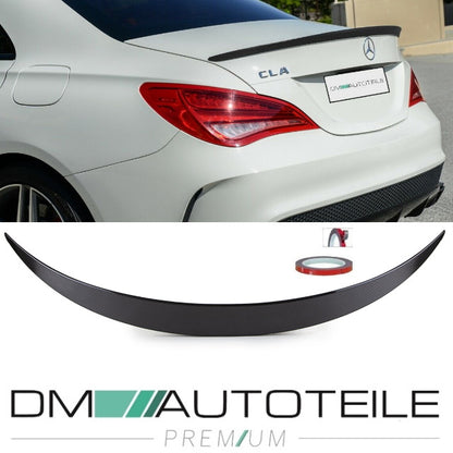 Set Heckspoiler ABS Carbon hochglanz Design +3M passt für Mercedes CLA W117 ab Bj 2014 auch AMG