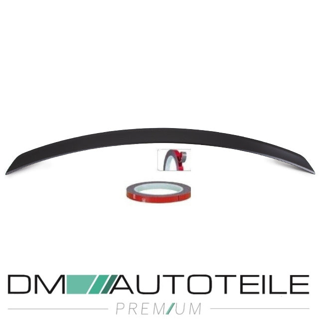 Set Heckspoiler Lippe schwarz matt +3M passt für Mercedes CLS W218 auch AMG Bj ab 2011 aus ABS