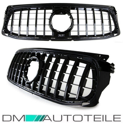 Sport-Kühlergrill für Panamericana GT Schwarz passt für Mercedes GLB X247 mit AMG Line