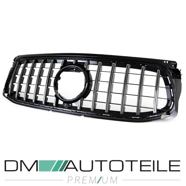 Sport-Kühlergrill für Panamericana GT Chrom passt für Mercedes GLB-Klasse X247 ab 2019 mit AMG Line