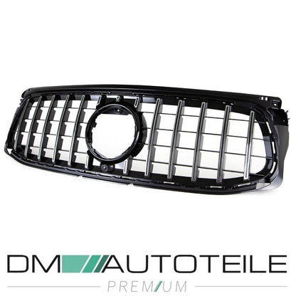 Sport-Kühlergrill für Panamericana GT Chrom passt für Mercedes GLB-Klasse X247 ab 2019 mit AMG Line