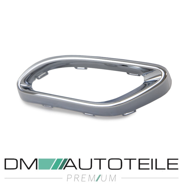 Sport-Auspuffblenden Blende Endrohr SET Chrom passt für Mercedes A-Klasse W177 mit AMG-Line