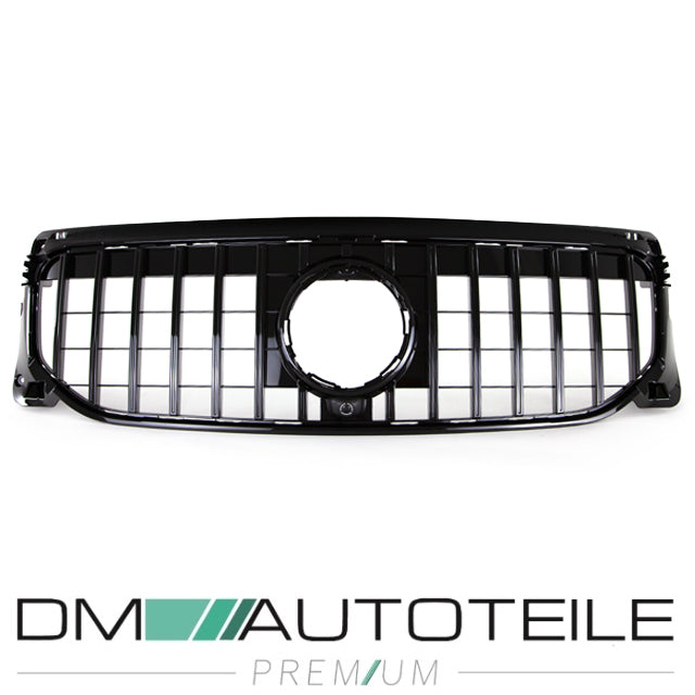 Sport-Kühlergrill für Panamericana GT Schwarz Komplett passt für Mercedes GLB-Klasse X247 ab 2019 ohne AMG Line