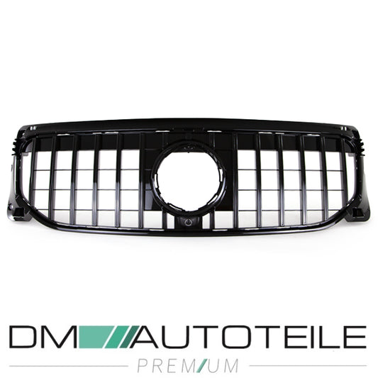 Sport-Kühlergrill für Panamericana GT Schwarz Komplett passt für Mercedes GLB-Klasse X247 ab 2019 ohne AMG Line