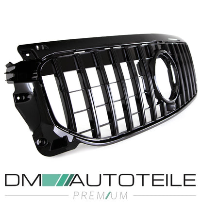 Sport-Kühlergrill für Panamericana GT Schwarz Komplett passt für Mercedes GLB-Klasse X247 ab 2019 ohne AMG Line