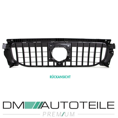 Sport-Kühlergrill für Panamericana GT Schwarz Komplett passt für Mercedes GLB-Klasse X247 ab 2019 ohne AMG Line