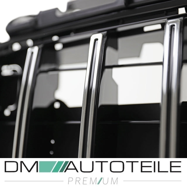 Kühlergrill Frontgrill Schwarz Chrom passt für Mercedes Benz AMG GT C190 R190 Bj 14-17 zweitürig