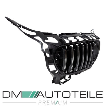 Kühlergrill Frontgrill Schwarz Chrom passt für Mercedes Benz AMG GT C190 R190 Bj 14-17 zweitürig
