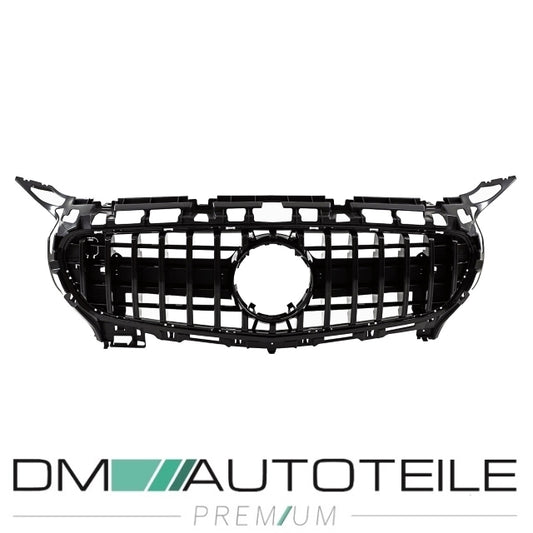 Sport-Panamericana Kühlergrill Frontgrill schwarz passt für AMG GT C190 ab 14-17