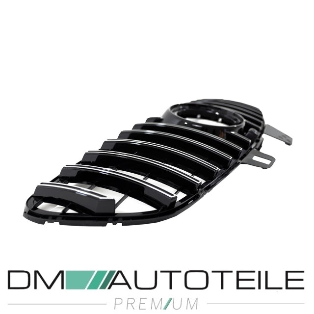 Sport-Kühlergrill für Panamericana GT Schwarz Chrom passt für Mercedes V-Klasse W447 Mopf ab 2019
