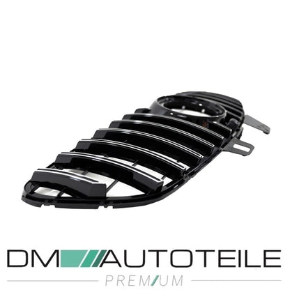 Sport-Kühlergrill für Panamericana GT Schwarz Chrom passt für Mercedes V-Klasse W447 Mopf ab 2019