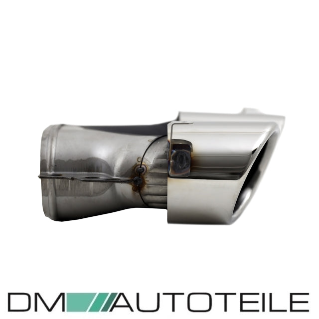 Sport Auspuffblenden SET Chrom passt für Mercedes A-Klasse W177 Hatchback nicht A45 AMG