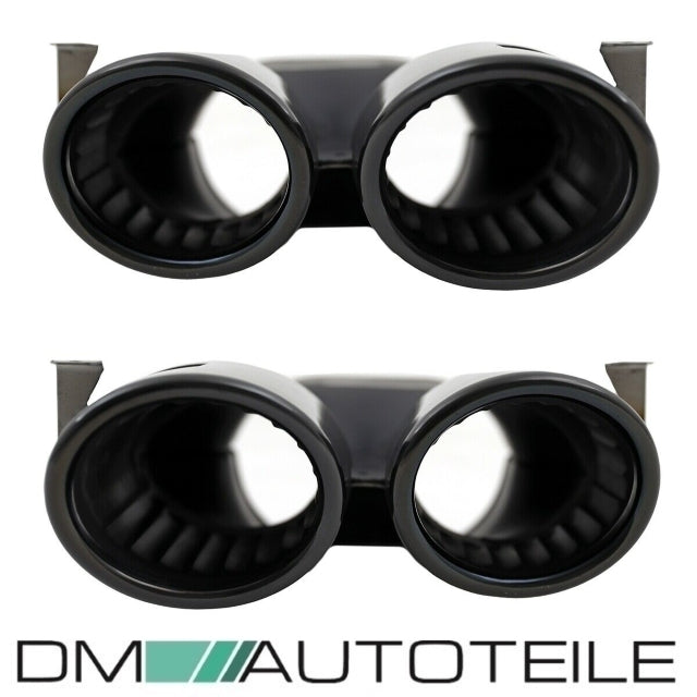Set Performance Heckdiffusor + Blenden schwarz passt für Mercedes A-Klassse W177 Hatchback AMG-Line nicht A45