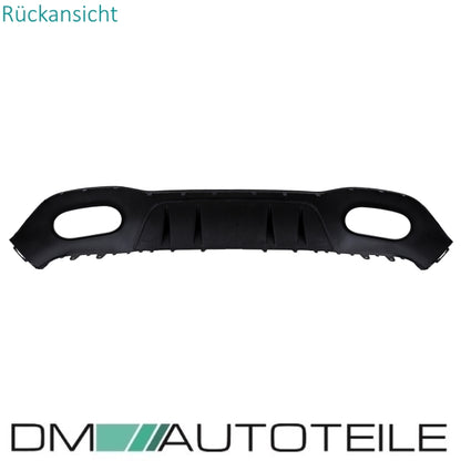 Set Performance Heckdiffusor + Blenden schwarz passt für Mercedes A-Klassse W177 Hatchback AMG-Line nicht A45
