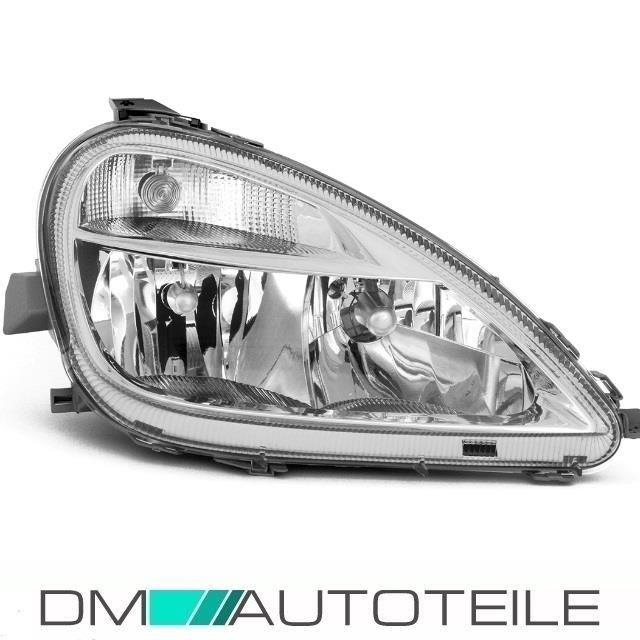 Mercedes A-Klasse W168 Scheinwerfer rechts Klarglas Facelift H7/H4 Bj 01-04