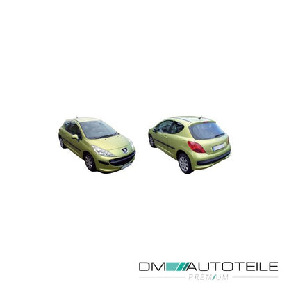 Stoßstange hinten grundiert passt für Peugeot 207 Baujahr 06-12