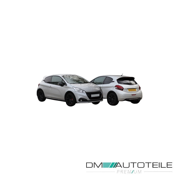 Stoßstange vorne schwarz lackierfähig passt für Peugeot 208 Facelift ab 06/2015