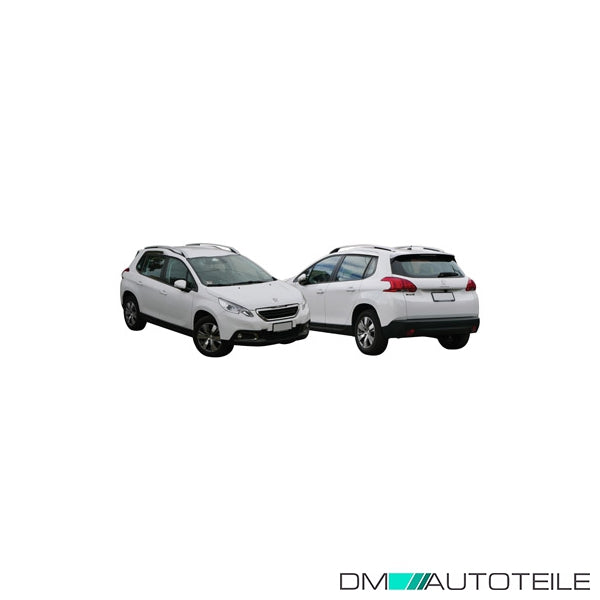 Stoßstange hinten schwarz geriffelt ohne PDC passt für Peugeot 2008 bj 13-19