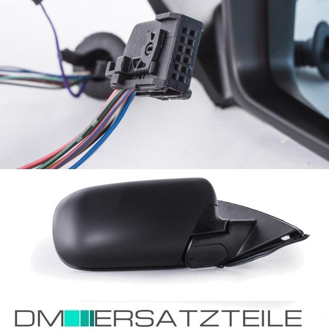Außenspiegel Rechts 11 Pin Anklappb. Bj 95-03 elektr. verstellbar passt für BMW E39