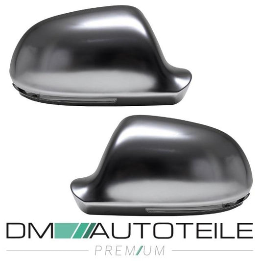Außenspiegel Gehäuse Matt Alu passt für Audi A3 8P A4 B8 A6 C6 Q3 A5 auch S RS