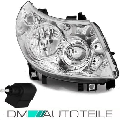 Scheinwerfer Rechts H7/H1 passt für Fiat Ducato 06-10 BOXER & JUMPER + LWR Motor