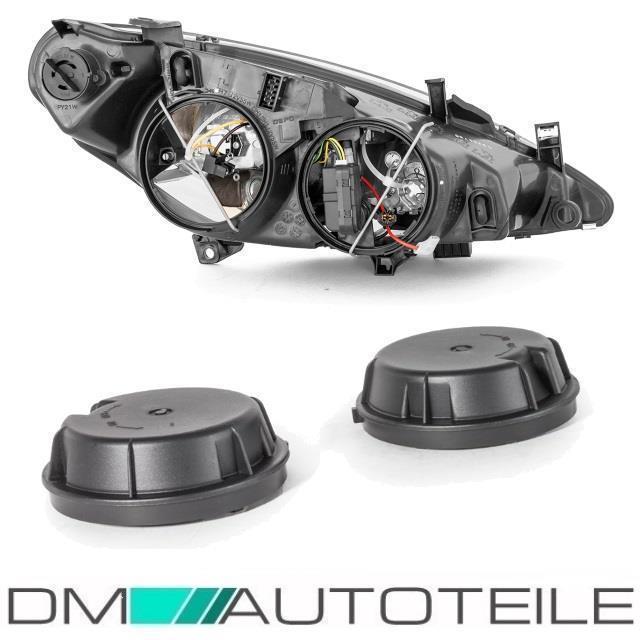 Peugeot 307 Scheinwerfer Klarglas links Bj 01-05 +Stellmotor H7/H1
