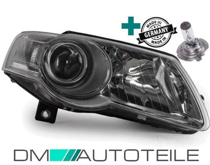 Scheinwerfer rechts Klarglas + 1x H7 Birne + Stellmotor passt für VW PASSAT 3C ab 05-10