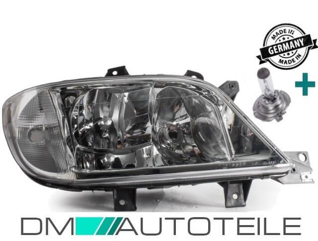 Set Mercedes Sprinter Facelift Klarglas Scheinwerfer rechts Bj 00-06 H7/H7/H3 + Nebel +H7 Birne