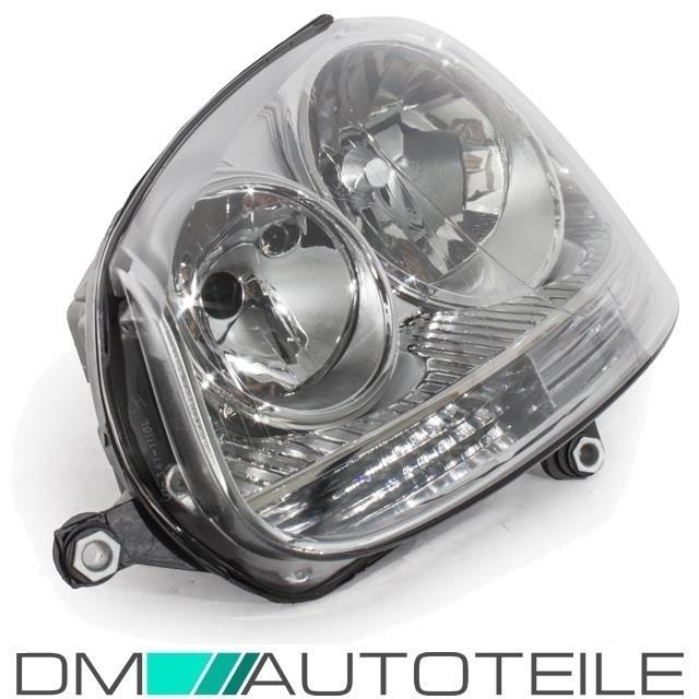 Scheinwerfer Links Chrom Halogen H7/H7 + LWR passt für VW Golf 5 Jetta 05-10