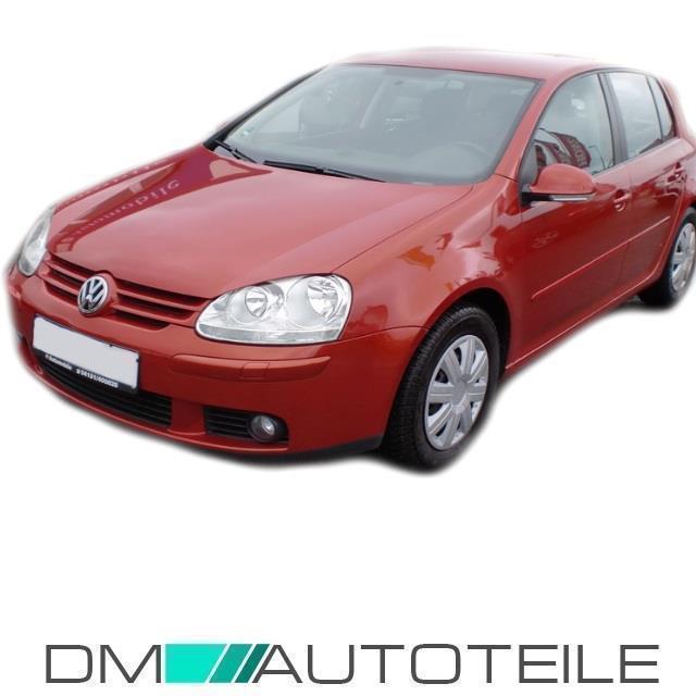 Scheinwerfer rechts H7/H7 Chrom + H7 passt für VW GOLF 5 ab 2003-2008 + Jetta
