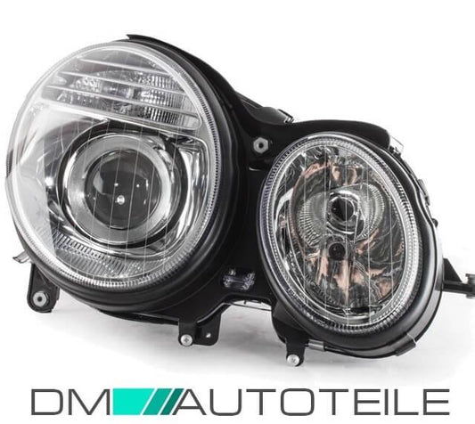 Mercedes E-Klasse W211 Scheinwerfer Rechts Bj 06-09 + Stellmotor H7/H7