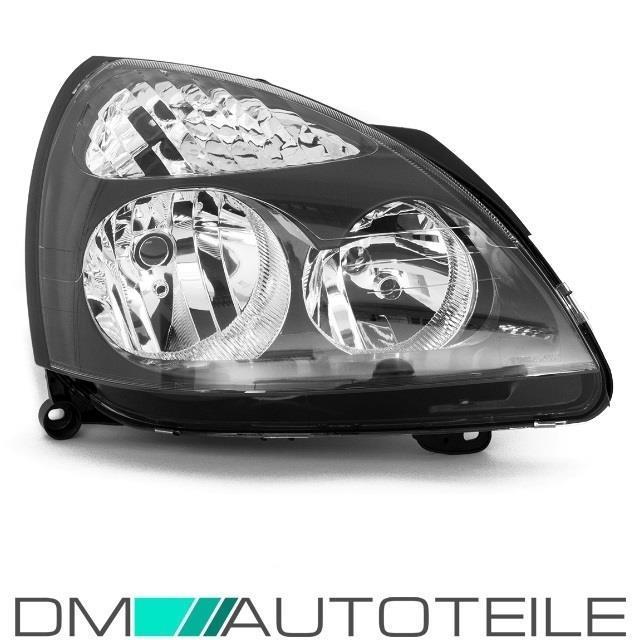 Renault Clio II Scheinwerfer rechts schwarz Bj 01-05 H7/H1 VR6 Design