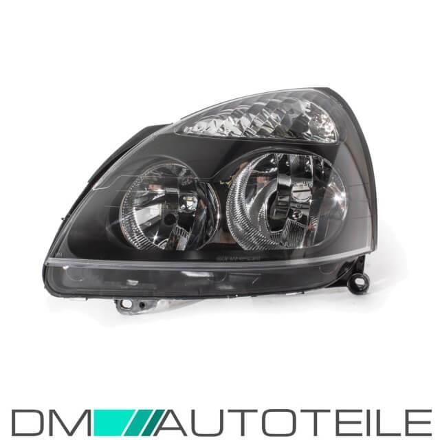 Renault Clio II Scheinwerfer links schwarz Bj 01-05 H7/H1 VR6 Design