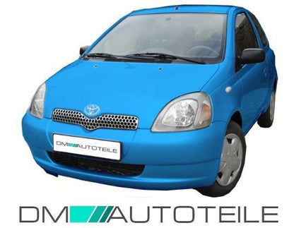 Set Toyota Yaris Scheinwerfer H4 Rechts Bj 99-02 + Stellmotor + 1x H4 Birne
