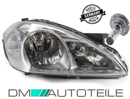 Set Mercedes A Klasse W169 Scheinwerfer Rechts Bj 08-12 Pneumatisch H7/H7 +H7 Birne