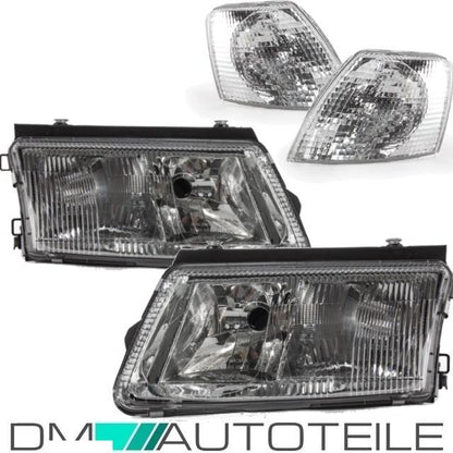 Scheinwerfer SET H7/H4 inkl. Nebel + Blinker Set passt für VW Passat 3B ab 1996-2000
