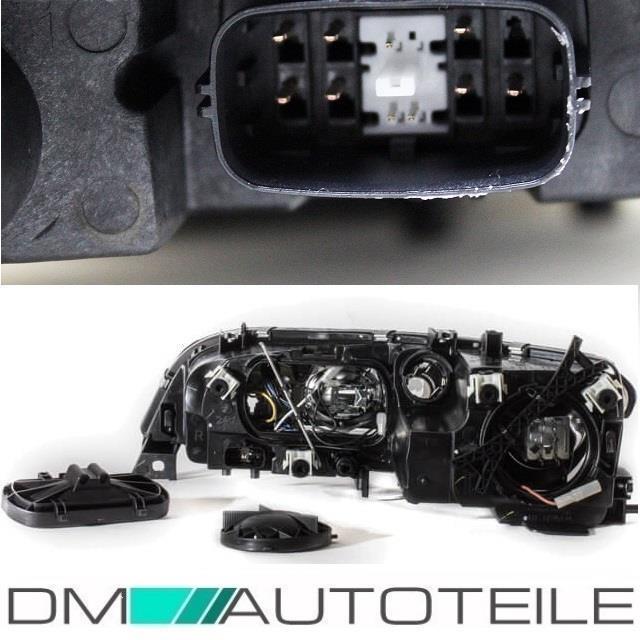Mazda 6 Scheinwerfer Links Klarglas Bj 02-05 +Nebelscheinwerfer + Stellmotor H1/H1/H3