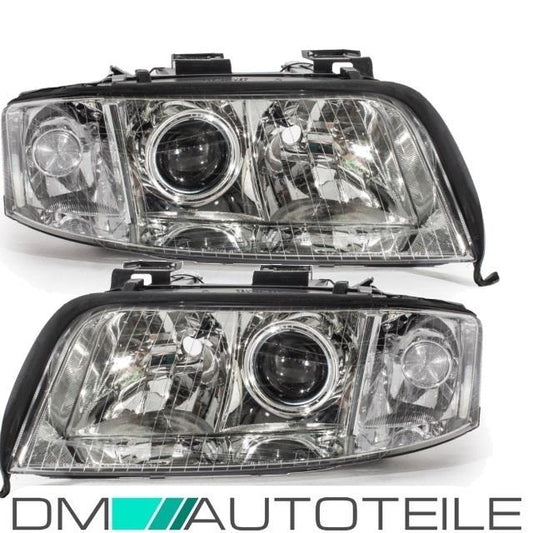 Set Audi A6 C5 Xenon Scheinwerfer LI+RE D2S/H7 Bj 01-04 Facelift Limousine Avant