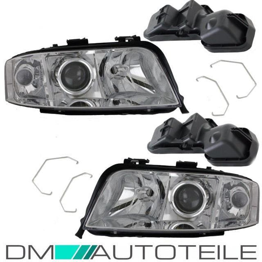 Set Audi A6 4B C5 Facelift Scheinwerfer rechts + links 01-05 H7/H7 Klarglas Limousine Avant