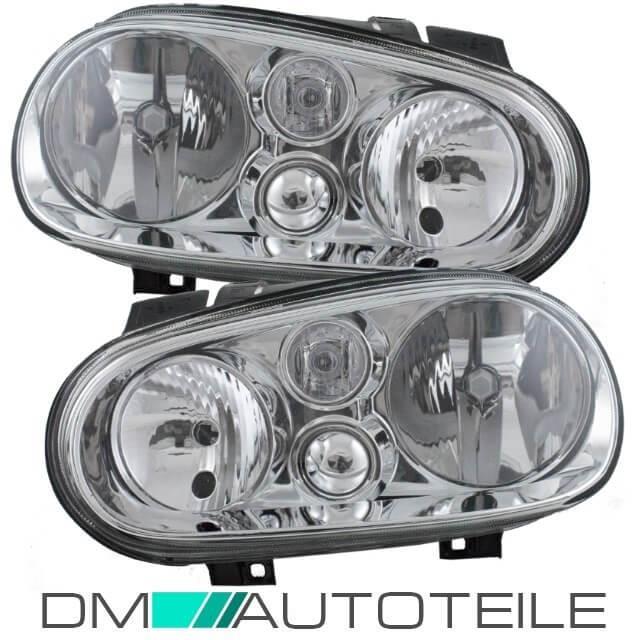 Scheinwerfer Links Rechts H7/H1 passt für VW Golf 4 IV ohne Nebel 1997-2006