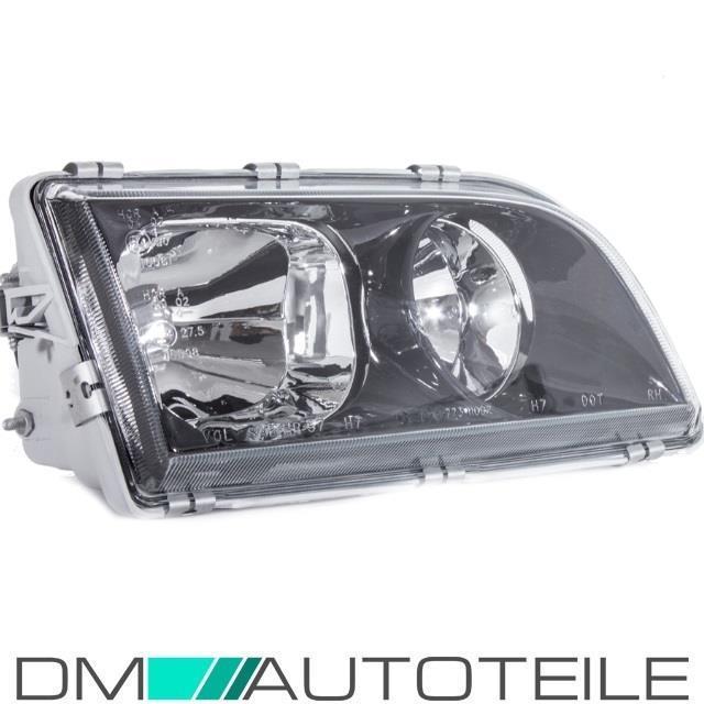 Set Volvo V40 S40 Scheinwerfer Rechts & Links Schwarz Bj 00-04 Facelift H7/H7 + 4x H7 Birnen
