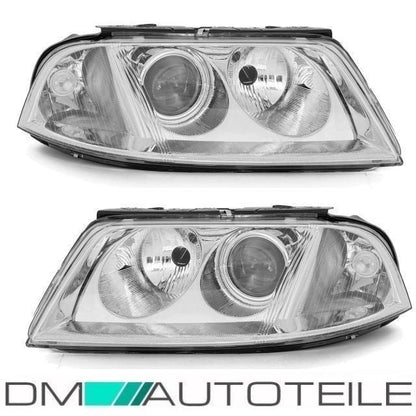 Scheinwerfer SET für LWR H7/H7 + 4x Philips Birnen passt für VW Passat 3BG ab 2000-2005