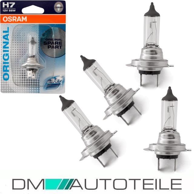 Scheinwerfer SET Klarglas Schwarz Xenon DE-Linse 4x OSRAM passt für VW Golf 5