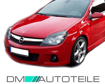 Set Opel Astra H Scheinwerfer RE+LI Schwarz Bj 04-10 H7/H1+ Stellmotoren +4x H7 Philips Birnen