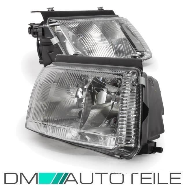 Scheinwerfer SET H7/H4 mit NSW + 4tlg.Philips Birnen Set passt für VW Passat 3B ab 97-00