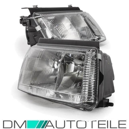Scheinwerfer SET H7/H4 mit NSW + 4tlg.Philips Birnen Set passt für VW Passat 3B ab 97-00