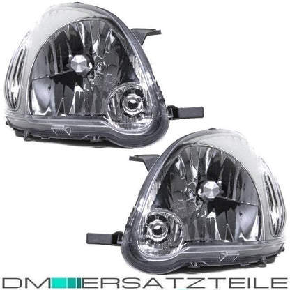 Set Toyota Yaris P1F Scheinwerfer links+rechts Bj 03-05 H4 Valeo System